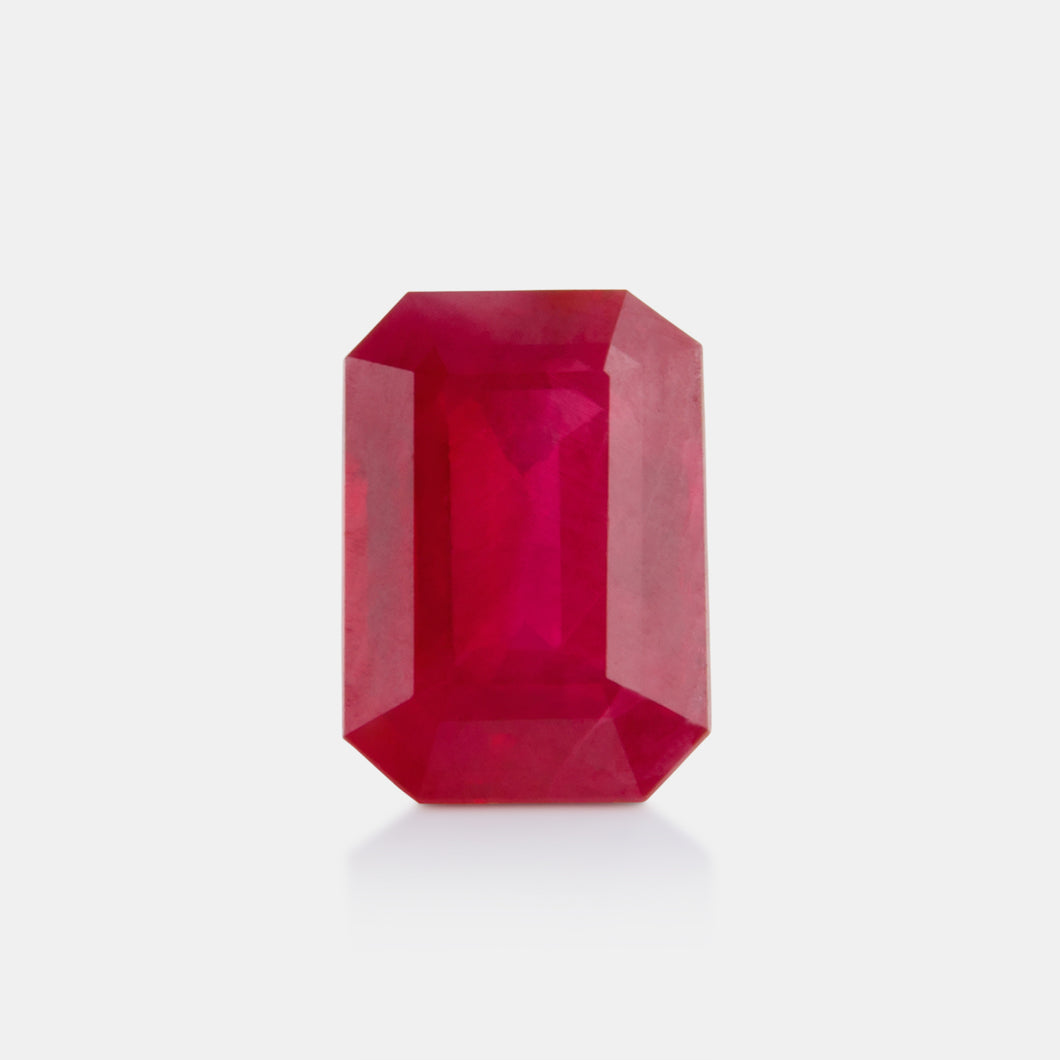 Loose Stone 1.16 Emerald Cut Ruby